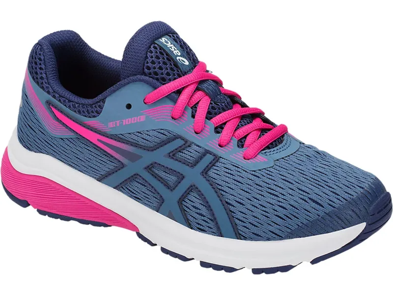 Asics GT-1000 7 GS Blue Pink-2
